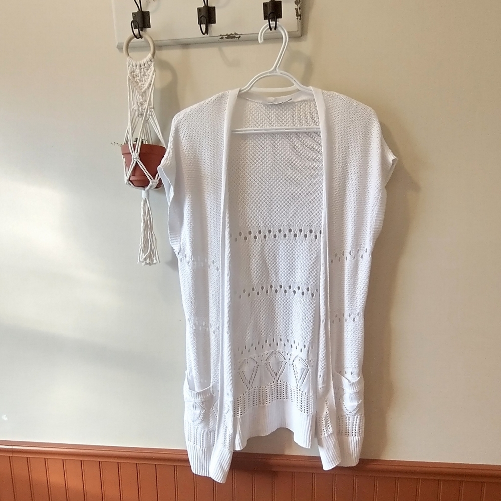 Drop Shoulder Women's Cardigan/Vest